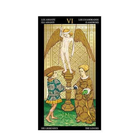 Lo Scarabeo: Golden Visconti Grand Trumps Tarot Kortos - HOBI.LT 🇱🇹