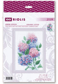 RIOLIS: Graceful Hydrangeas. Siuvinėjimo rinkinys iš RIOLIS Nr.: 2139 - HOBI.LT 🇱🇹