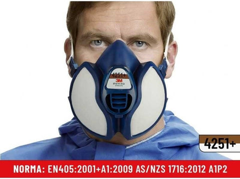 3M respiratorius dažymui aerografu su FFA1P2 filtrais 4251
