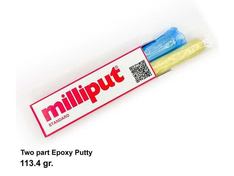 Milliput Standard Yellow-Grey epoksidinis glaistas 120 g – Green Stuff World