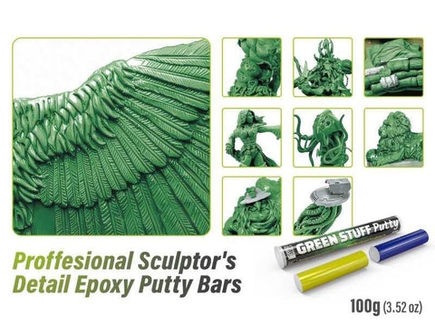 Green Stuff World Green Stuff 100 g dvikomponentis epoksidinis glaistas