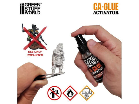 Green Stuff World CA superklijų aktyvatorius, purškiamas 30 ml