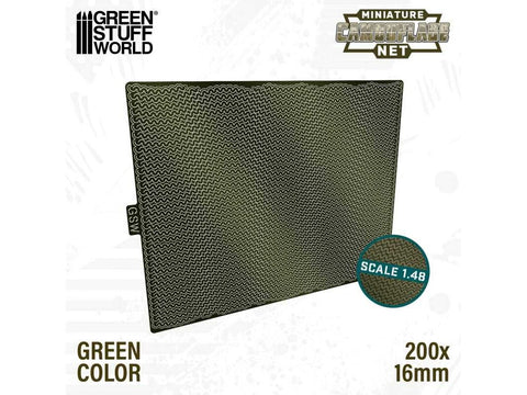 Green Stuff World miniatiūrų kamufliažo tinklas 1/48, žalias (13511)