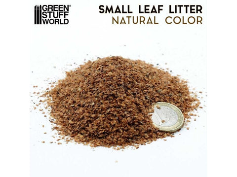 Green Stuff World smulkūs lapeliai 1–2 mm, natūrali spalva – dioramoms, bazėms