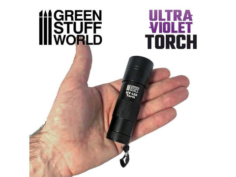 Green Stuff World UV žibintuvėlis 385–400 nm, 12 LED, aliuminis