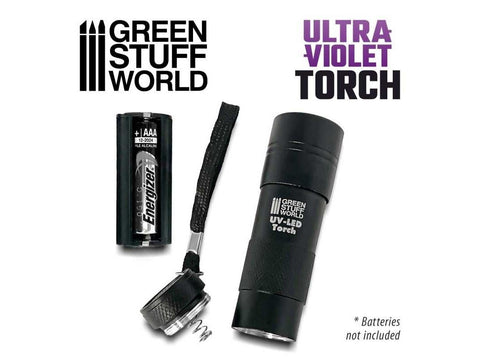 Green Stuff World UV žibintuvėlis 385–400 nm, 12 LED, aliuminis