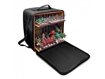 Green Stuff World Army Transport Bag M – figūrėlių tašė, 4 lentynos, magnetams