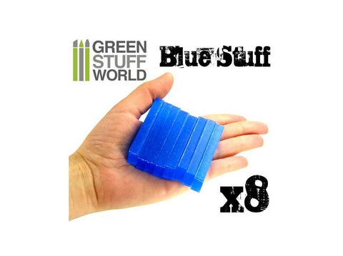 Green Stuff World Blue Stuff termoplastikas formų gamybai, 8 vnt.