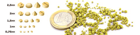 Green Stuff World kniedžių silikoninės formos, 2 vnt., 5 dydžiai
