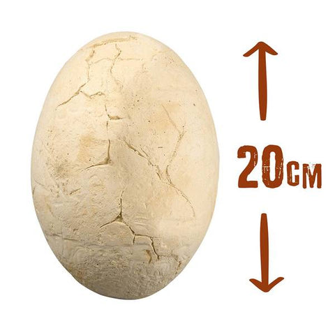 MEGA dinozaurų kasimo rinkinys – 4 dinozaurai kiaušiniuose, 20 cm, 8+