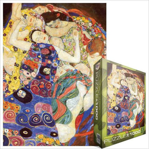 Gustavo Klimto „Mergelės“ dėlionė 1000 dalių – meno klasika