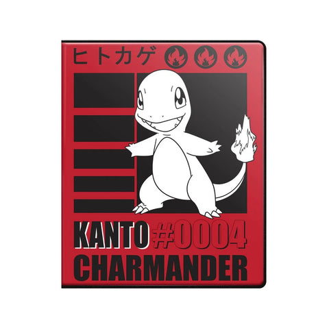 Charmander 9 kišenių Pokémon kortelių albumas kolekcininkams