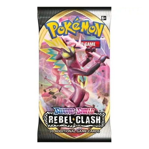 Pokémon TCG Sword & Shield: Rebel Clash papildymo pakelis (10 kortų, EN) 1 vnt.