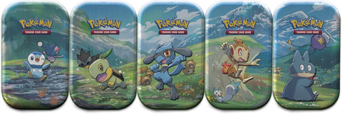 Pokémon TCG Sword & Shield Sinnoh Stars Mini Tin – 2 boosteriai, moneta
