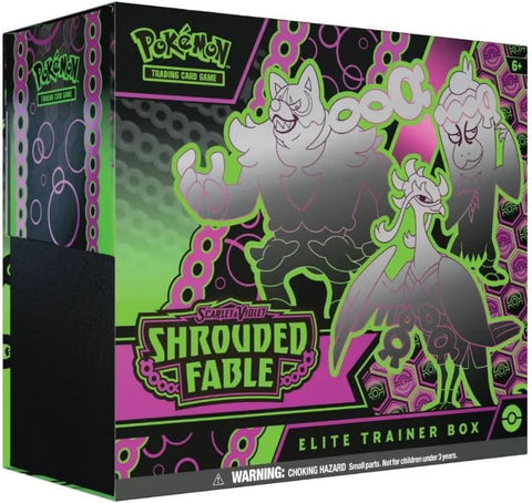 Pokémon Scarlet & Violet Shrouded Fable Elitinė trenerio dėžė (9 pakeliai, EN)