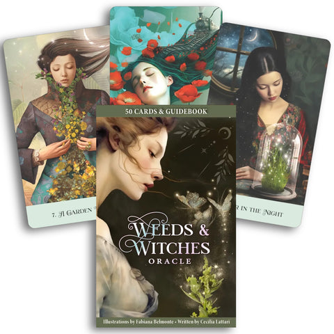 Weeds & Witches orakulo kortos raganų ir žolelių magijai