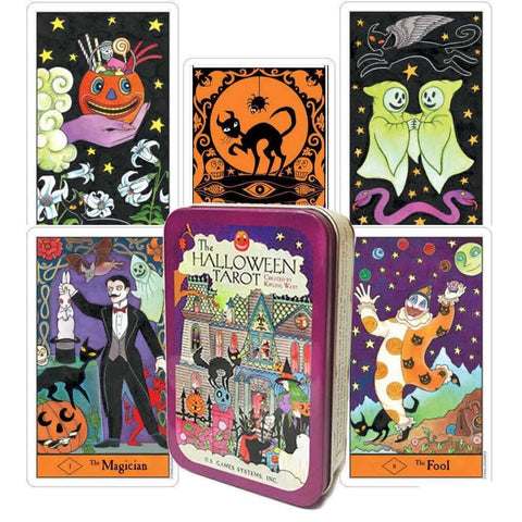US Games Systems: Halloween skardinėje dėžutėje Tarot kortos - HOBI.LT 🇱🇹