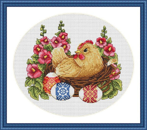 Merejka: Happy Easter SK65 siuvinėjimo rinkinys iš Merejka - HOBI.LT 🇱🇹