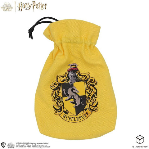 Q - Workshop: Harry Potter. Hufflepuff Dice & Pouch kauliukų ir maišelio rinkinys - HOBI.LT 🇱🇹