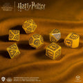 Q - Workshop: Harry Potter. Hufflepuff Modern Dice kauliukų rinkinys (geltonos sp.) - HOBI.LT 🇱🇹