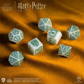 Q - Workshop: Harry Potter. Slytherin Modern Dice kauliukų rinkinys (baltos sp.) - HOBI.LT 🇱🇹