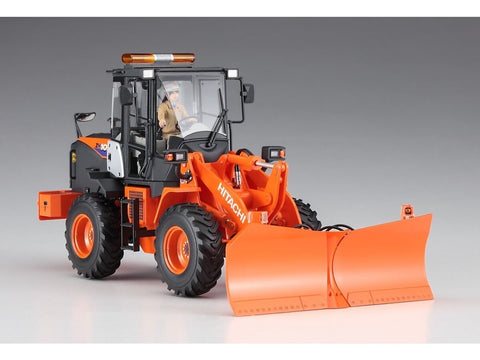 Hasegawa Hitachi ZW100-6 ratinis krautuvas su sniego peiliu 1/35 (66102)