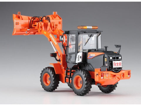 Hasegawa Hitachi ZW100-6 ratinis krautuvas su sniego peiliu 1/35 (66102)
