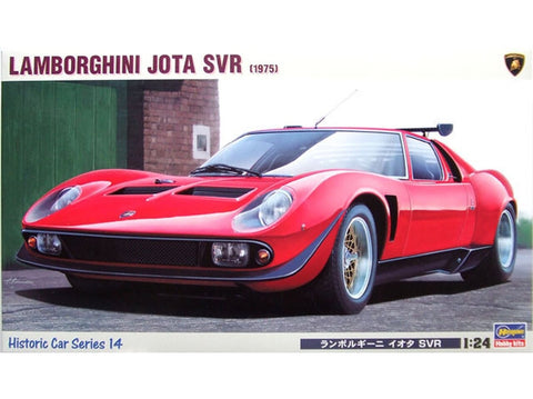 Hasegawa Lamborghini Jota SVR 1975, plastikinis modelis 1/24
