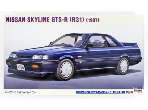 Hasegawa 1987 Nissan Skyline GTS-R R31 1/24 surenkamas plastikinis modelis
