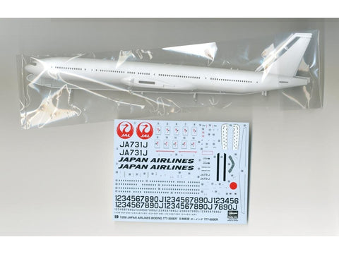 Hasegawa Boeing 777-300ER JAL plastikinis lėktuvo modelis 1/200