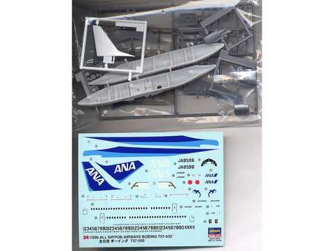 Hasegawa ANA Boeing 737-500 plastikinis lėktuvo modelis 1/200