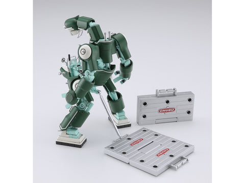 Hasegawa CHUBU 01 žalias mecha robotas, plastikinis modelis 1/35