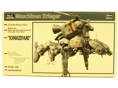 Hasegawa Schwarzer Hund W.H.J.131 1/20 surenkamas plastikinis modelis 64123