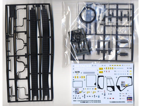 Hasegawa Hitachi Zaxis 135US ekskavatorius 1/35 plastikinis rinkinys