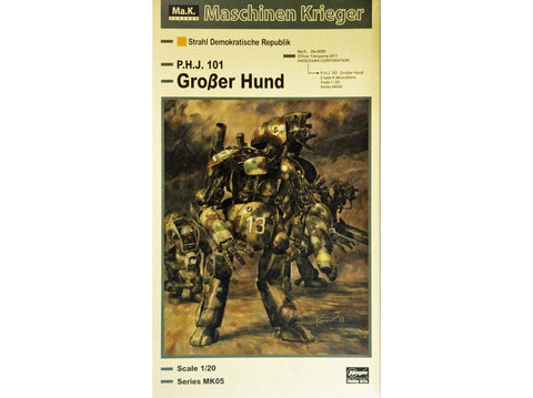 Hasegawa Großer Hund 1/20 plastikinis surenkamas robotas