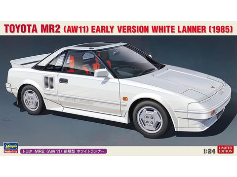 Hasegawa Toyota MR2 AW11 1985 surinkimo modelis 1/24