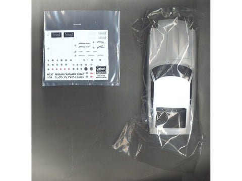 Hasegawa Nissan Fairlady 240ZG Custom Wheel 1/24 surenkamas modelis