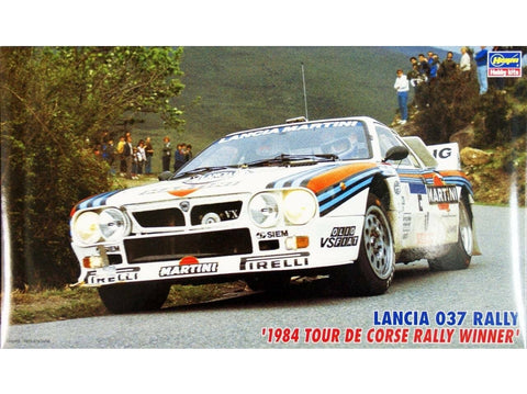 Hasegawa Lancia 037 Rally Tour de Corse 1984 nugalėtojas 1:24