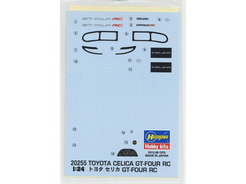 Hasegawa Toyota Celica GT-Four RC 1/24 plastikinis surenkamas