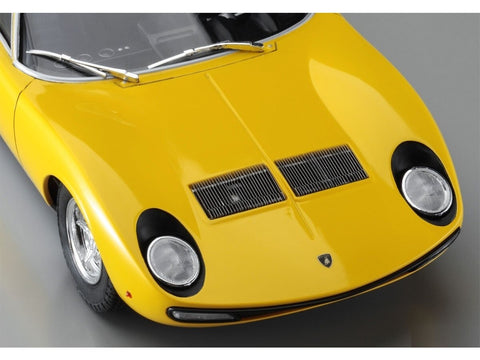Hasegawa Lamborghini Miura P400 SV 1/24 plastikinis modelis, geltonas