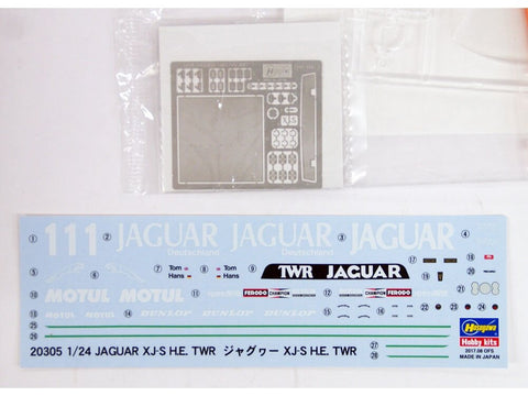Hasegawa Jaguar XJ-S H.E. TWR 1/24 plastikinis surenkamas rinkinys