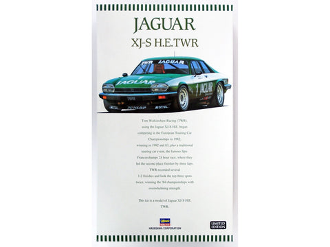 Hasegawa Jaguar XJ-S H.E. TWR 1/24 plastikinis surenkamas rinkinys