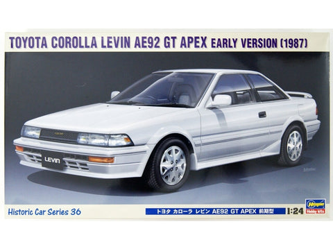 Hasegawa Toyota Corolla Levin AE92 GT Apex 1/24 plastikinis modelis