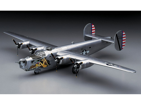 Hasegawa B-24J Liberator 1/72 plastikinis lėktuvo modelis