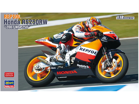 Hasegawa Repsol Honda RS250RW 2007 WGP 250, plastikinis modelis 1/12