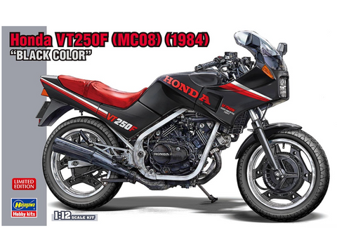 Hasegawa Honda VT250F MC08 1984 juoda – 1/12 plastikinis surenkamas rinkinys