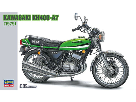 Hasegawa Kawasaki KH400-A7 1979 1/12 plastikinis motociklo rinkinys