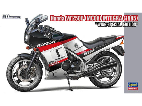 Hasegawa Honda VT250F (MC08) Integra 1985 Wing SE 1/12 plastikinis rinkinys