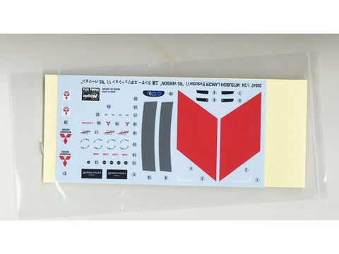 Hasegawa Mitsubishi Lancer Evolution VI RS 1/24 plastikinis surinkimo rinkinys