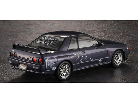 1:24 Nissan Skyline GT-R R32 plastikinis surenkamas modelis su lipdukais